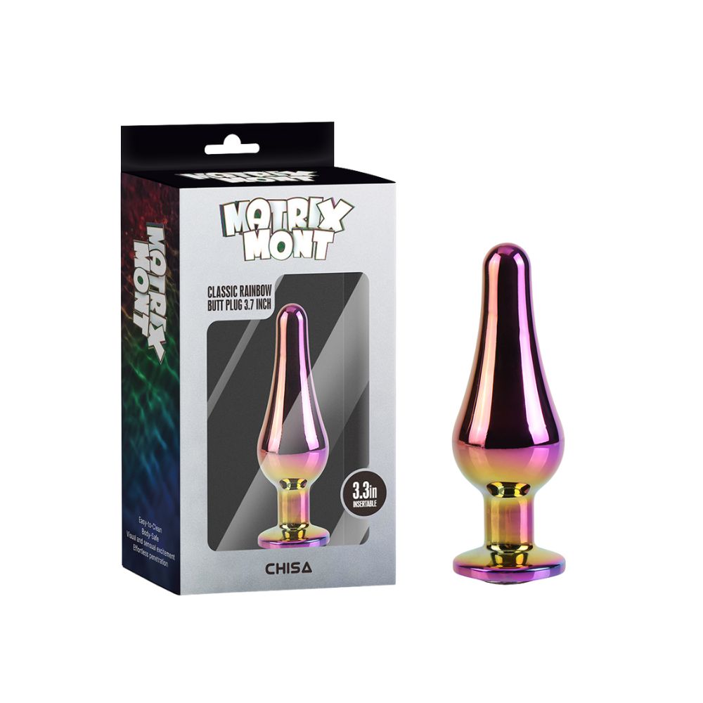 CHISA-MATRIX MONT 經典彩虹肛塞 S