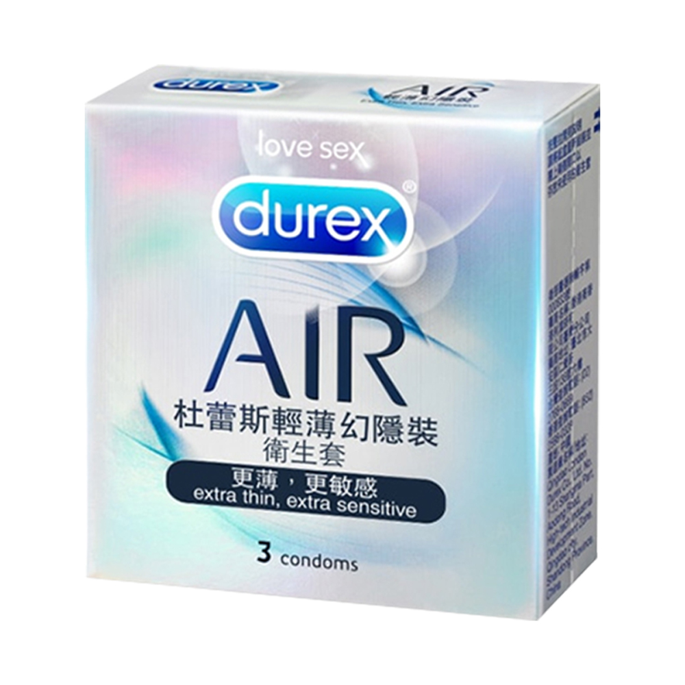 杜蕾斯-AIR輕薄幻隱裝保險套-3入