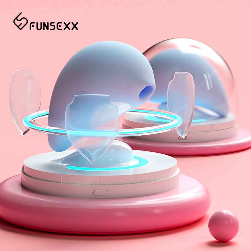 FUNSEXX-噴噴海豚吸吮按摩器(粉)