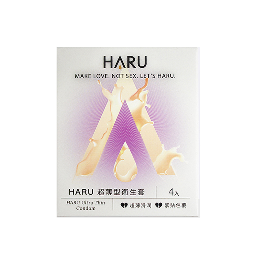 HARU-Ultra Thin 極潤超薄柔型衛生套(4入)