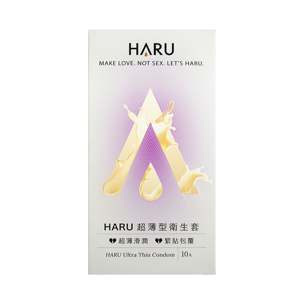 HARU-Ultra Thin 極潤超薄柔型衛生套(10入)