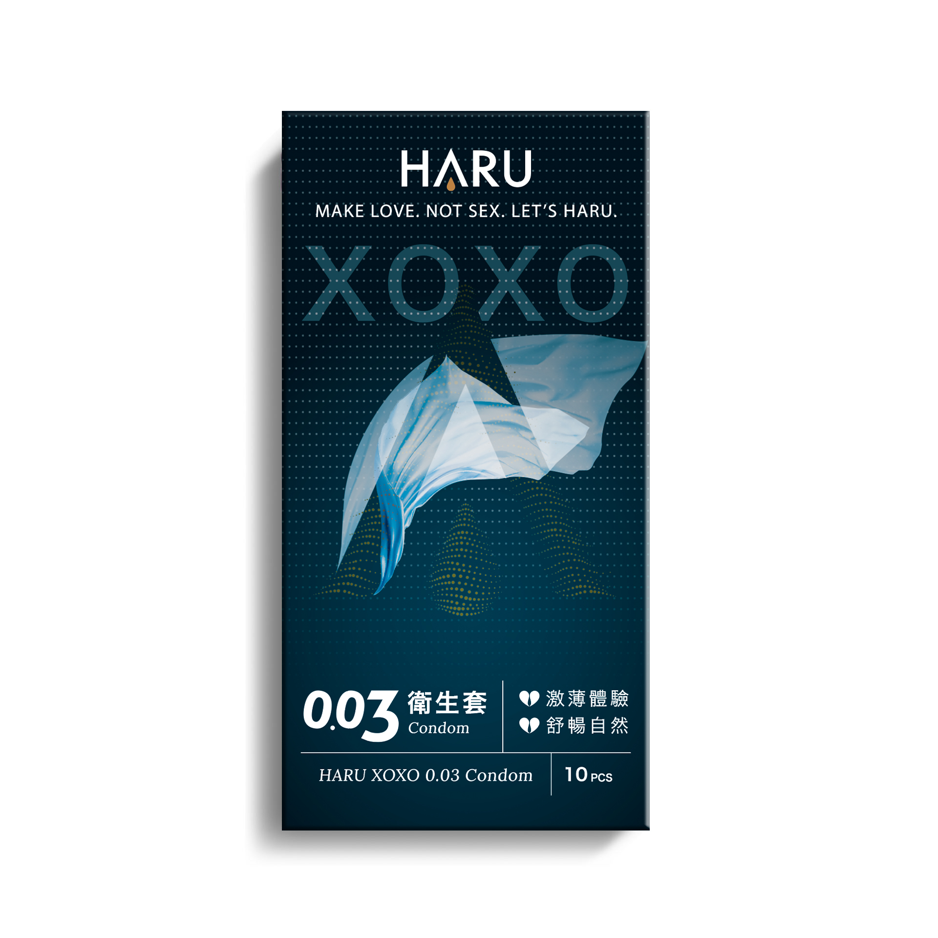 HARU-XOXO 0.03 激薄體驗衛生套(10入)