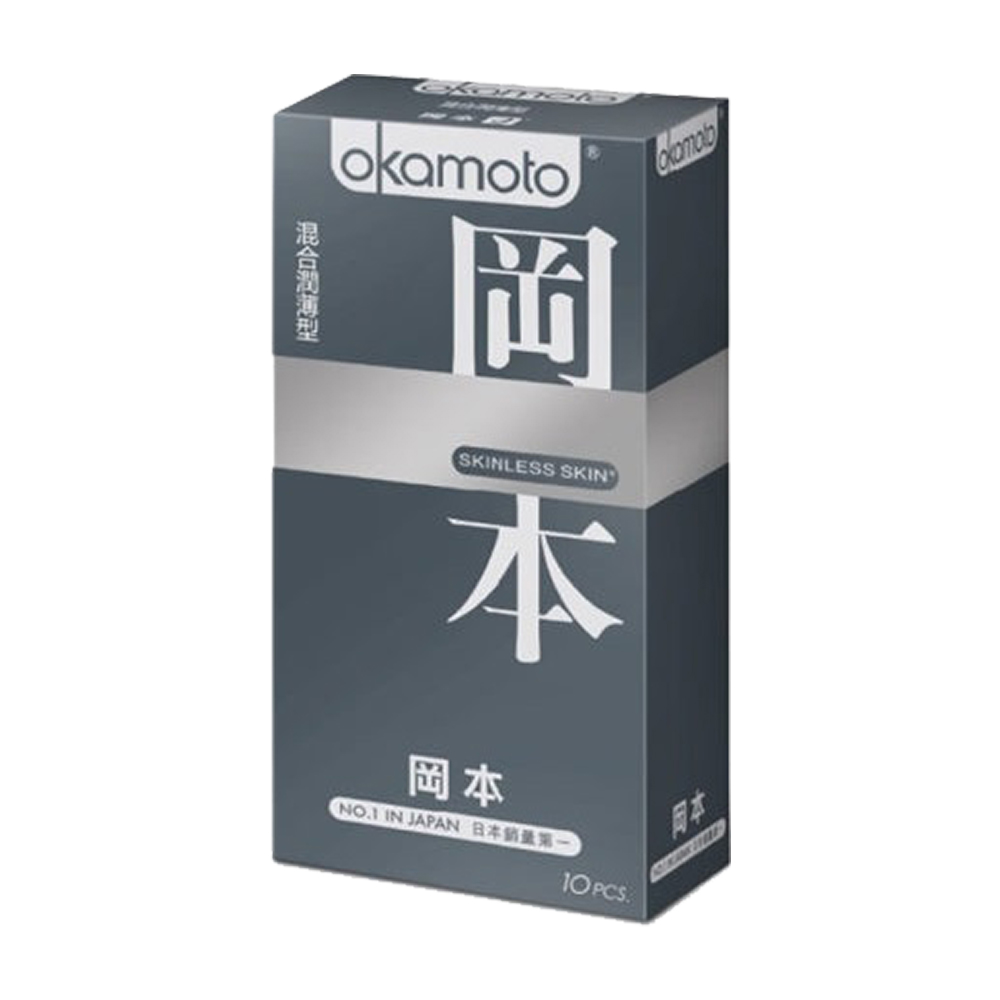 岡本-Skinless Skin 混合潤薄型保險套-10入