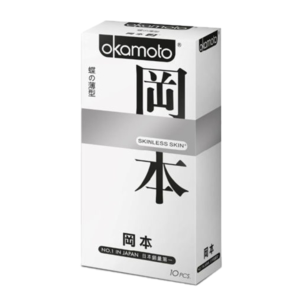 岡本-Skinless Skin 蝶之薄型保險套-10入
