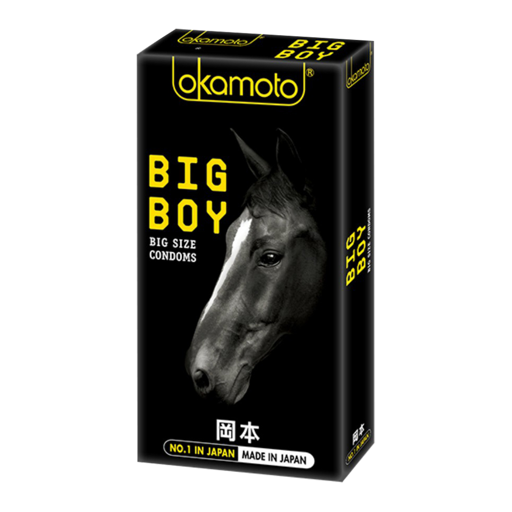 岡本-Big Boy大黑馬保險套-10入