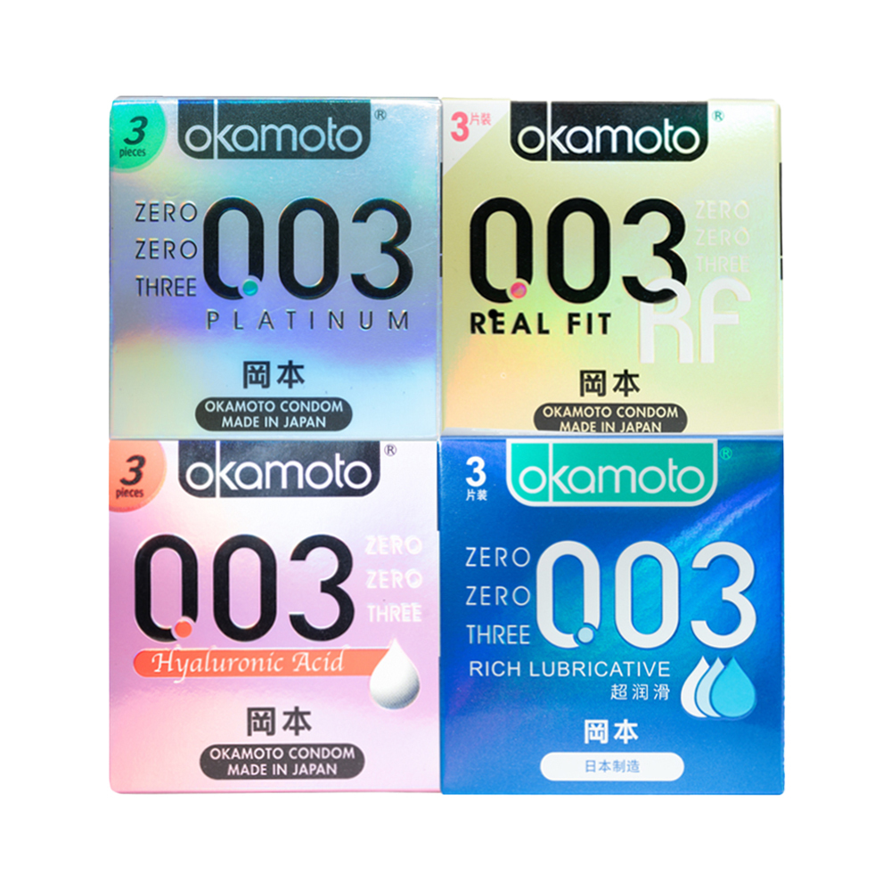 岡本-003 Combo 極薄組合-3入x4盒