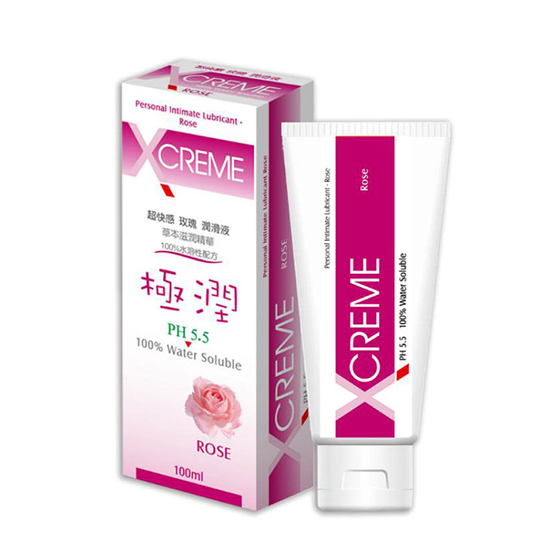 岡本-X Creme超快感潤滑液100ml(玫瑰)
