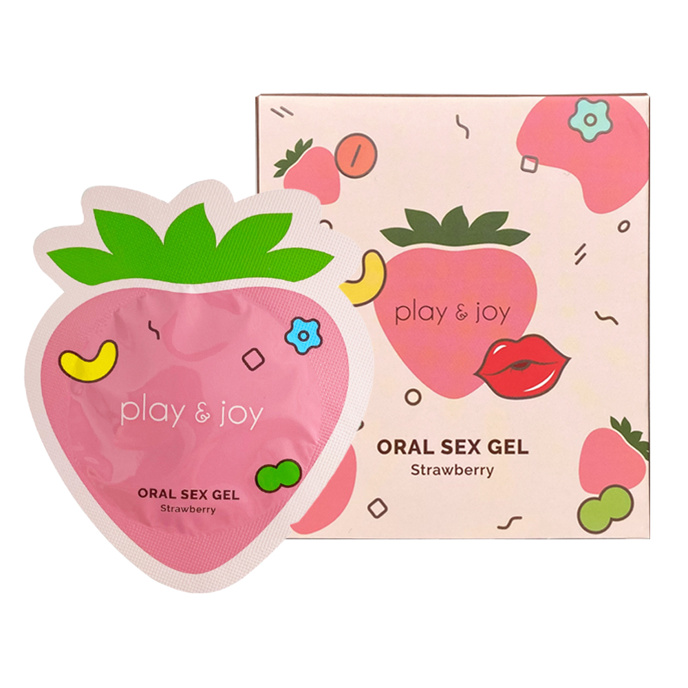 PLAY&JOY-情趣口交液 草莓風味3ml隨身盒(5入)