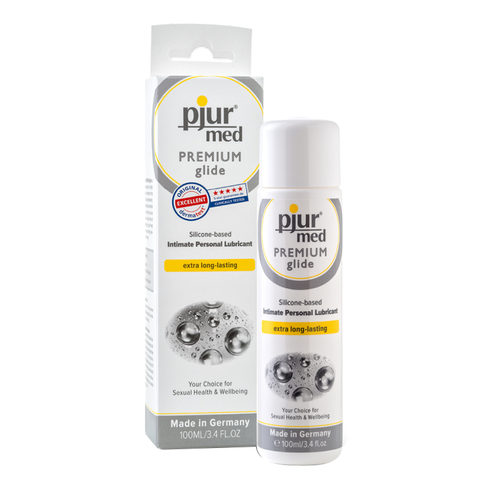 pjur-med  PREMIUM glide 專業抗敏超長效矽性潤滑液100m