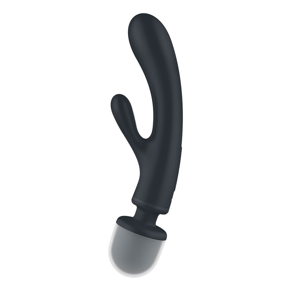 Satisfyer-Triple Lover GC兔耳+AV棒 (灰)