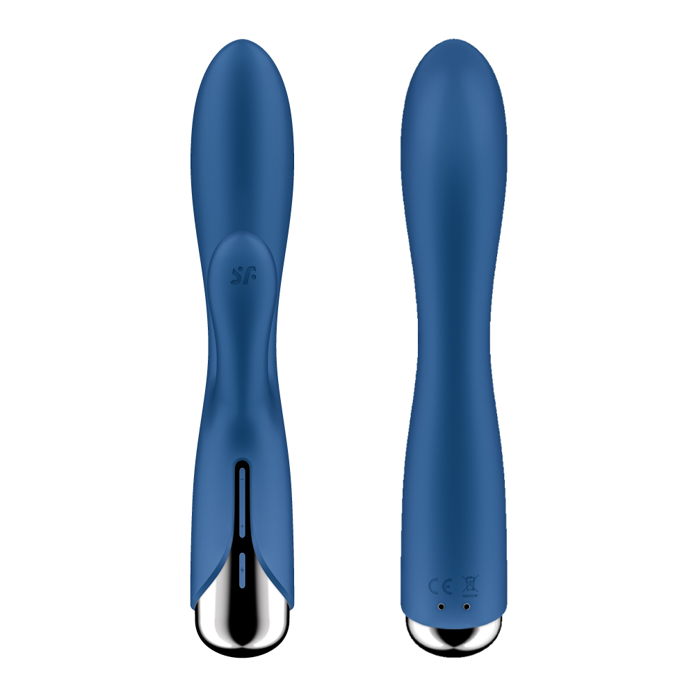 Satisfyer-Spinning Rabbit 1 兔耳旋轉GC點棒 (藍)