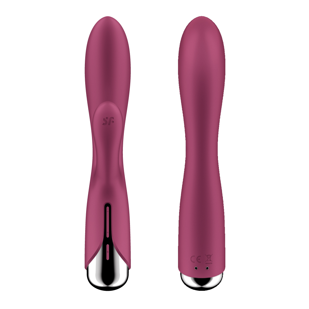 Satisfyer-Spinning Rabbit 1 兔耳旋轉GC點棒 (紅)
