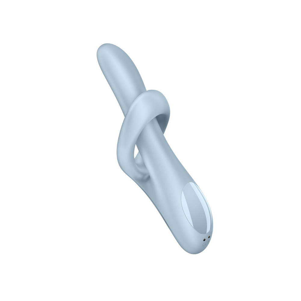 Satisfyer-Heat Flex 4 旋轉加熱雙馬達按摩棒(藍)