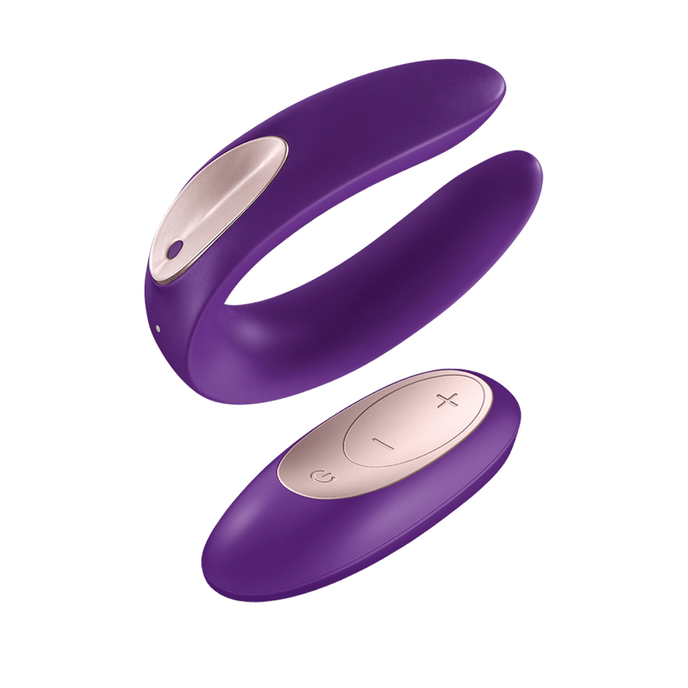 Satisfyer-Double Plus Remote遙控雙人共震器(紫)