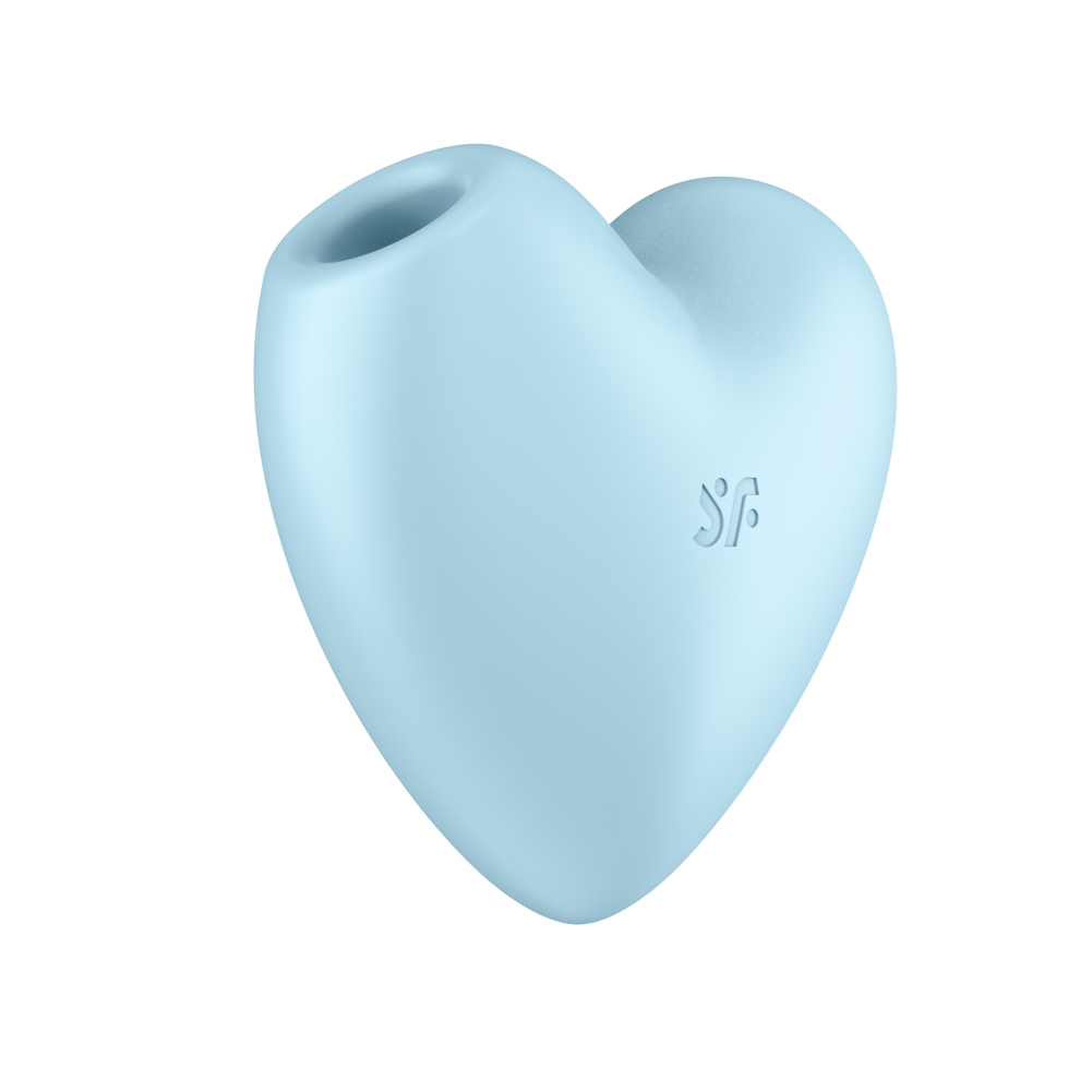 Satisfyer-Cutie Heart 吸吮震動(粉藍)