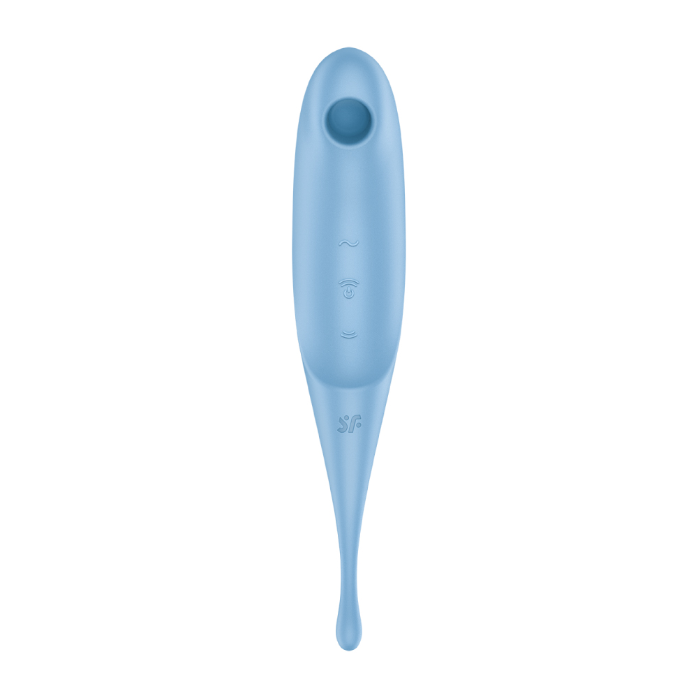Satisfyer-Twirling Pro 陰蒂吸吮+震動器 (藍)