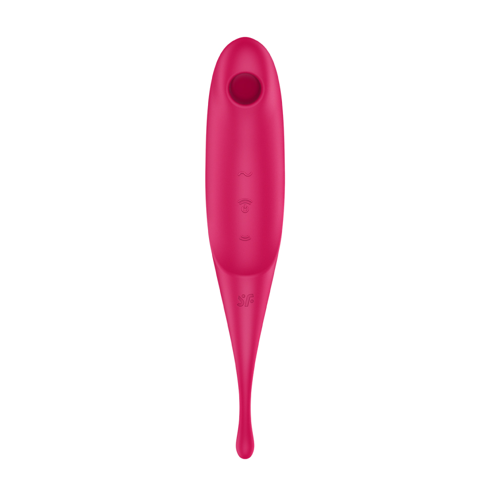 Satisfyer-Twirling Pro 陰蒂吸吮+震動器 (紅)