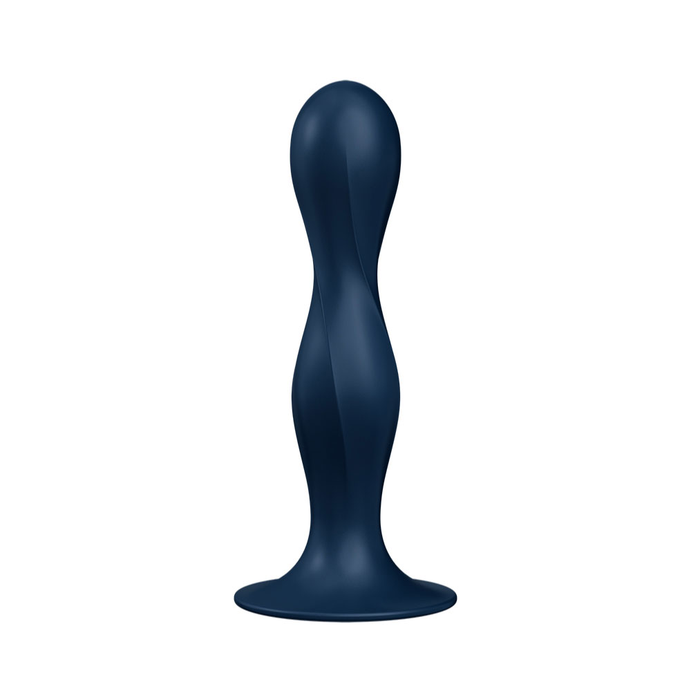 Satisfyer-Double Ball-R 雙球扭轉後庭+吸盤 (深藍)