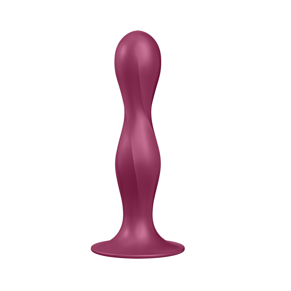 Satisfyer-Double Ball-R 雙球扭轉後庭+吸盤 (紅)