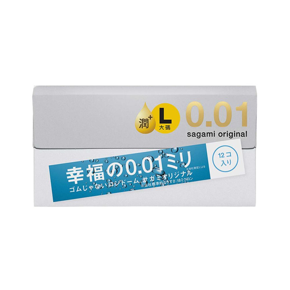 相模-001極潤PU保險套 L加大-12入