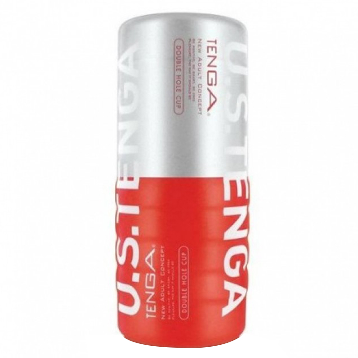 TENGA-U.S.加大版 DOUBLE HOLE 飛機杯(TOC-004US)