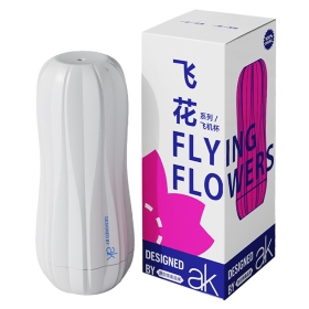 ak-FLYING FLOWERS 飛花系列飛機杯 白色款 緊緻款(初戀女友)