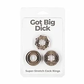 BMS-PowerBullet Got Big Dick 鎖精環3入