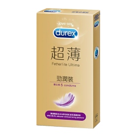杜蕾斯-超薄勁潤裝保險套-5入
