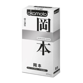 岡本-Skinless Skin 蝶之薄型保險套-10入