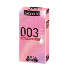 岡本-003玻尿酸極薄水潤保險套-10入