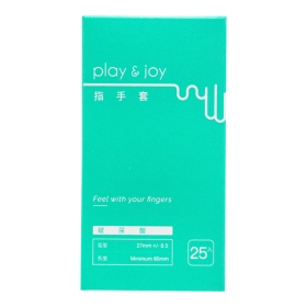 PLAY&JOY-玻尿酸衛生指手套(25入)