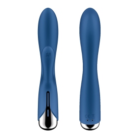Satisfyer-Spinning Rabbit 1 兔耳旋轉GC點棒 (藍)