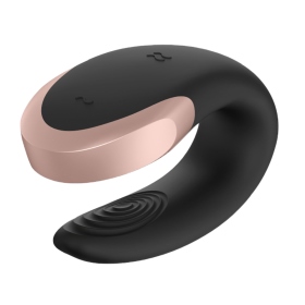Satisfyer-Double Love 智能遙控雙人共震器(黑)