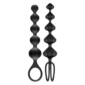 Satisfyer-Love Beads後庭拉珠2入(黑)