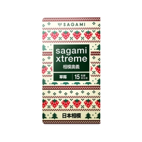 相模-奧義超薄衛生套15入 草莓香