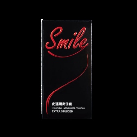 Smile史邁爾-粗顆粒型保險套 12入
