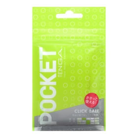 TENGA-POCKET口袋型 CLICK BALL/圓點綠(POT-002)
