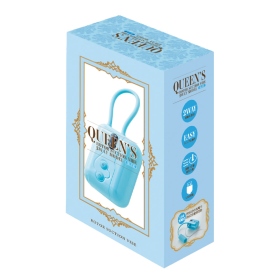女王系列吸允震動兩用按摩器 粉藍